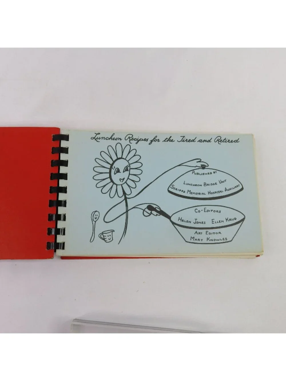 Luncheon Recipes for the Tired and Retired Cook Book Luncheon Scripps Memorial
